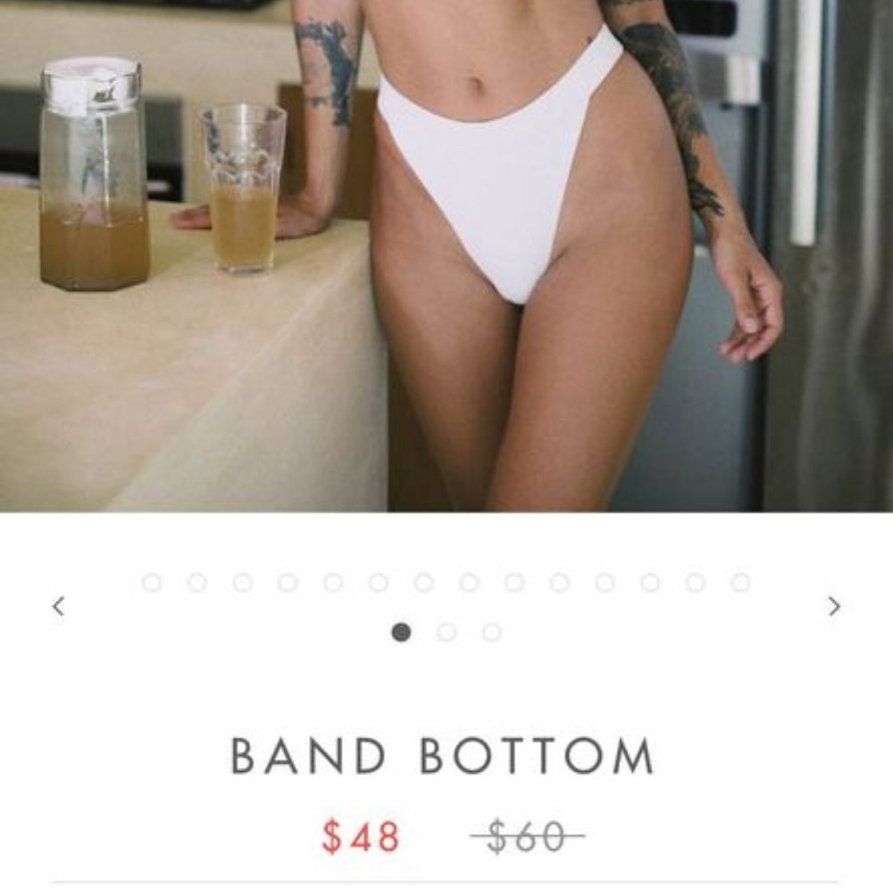 Salty White Bikini